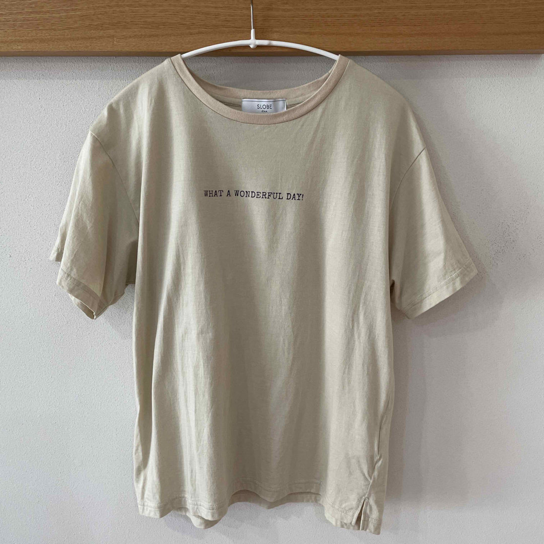SLOBE IENA(スローブイエナ)のSLOBE IENA  シンプル　ロゴTシャツ レディースのトップス(Tシャツ(半袖/袖なし))の商品写真