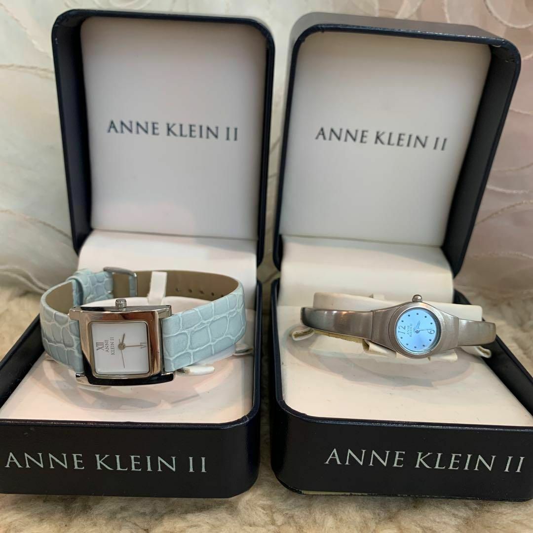 ANNE KLEIN ANNE KLEIN II レディースウォッチ 2点セット 稼働品の通販 by のきてん's shop｜アンクラインならラクマ