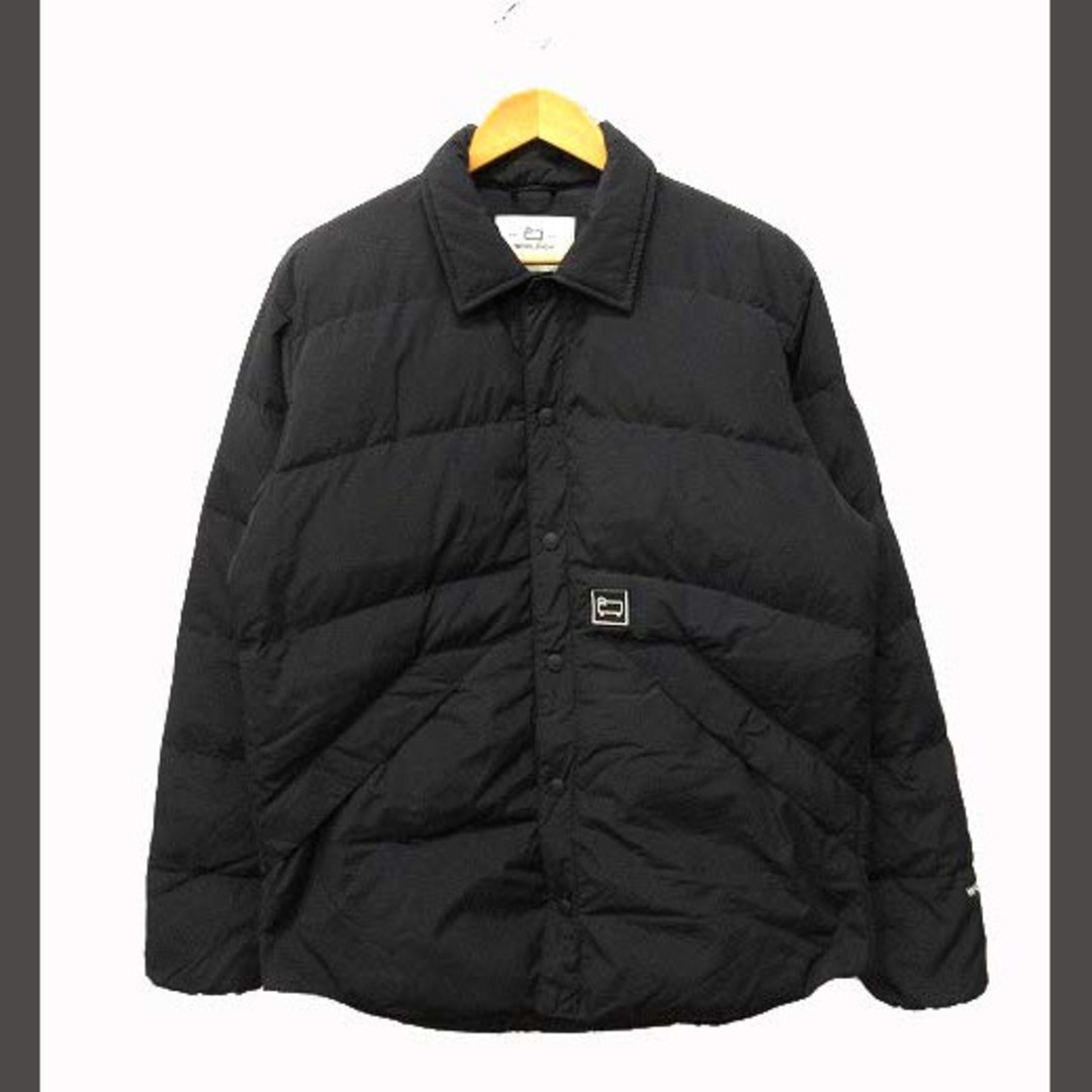 ウールリッチ WOOLRICH グレーロック ダウンシャツ ジャケット 黒 Sナイロン100%中綿