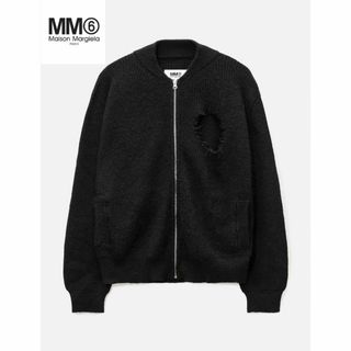 エムエムシックス(MM6)のMM6 MAISON MARGIELA ディストレスト カーディガン(ブルゾン)