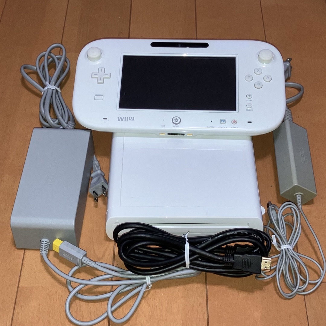 Wii U - 任天堂 WiiU すぐ遊べるセット 白 マリオカート8 DL内蔵付き②