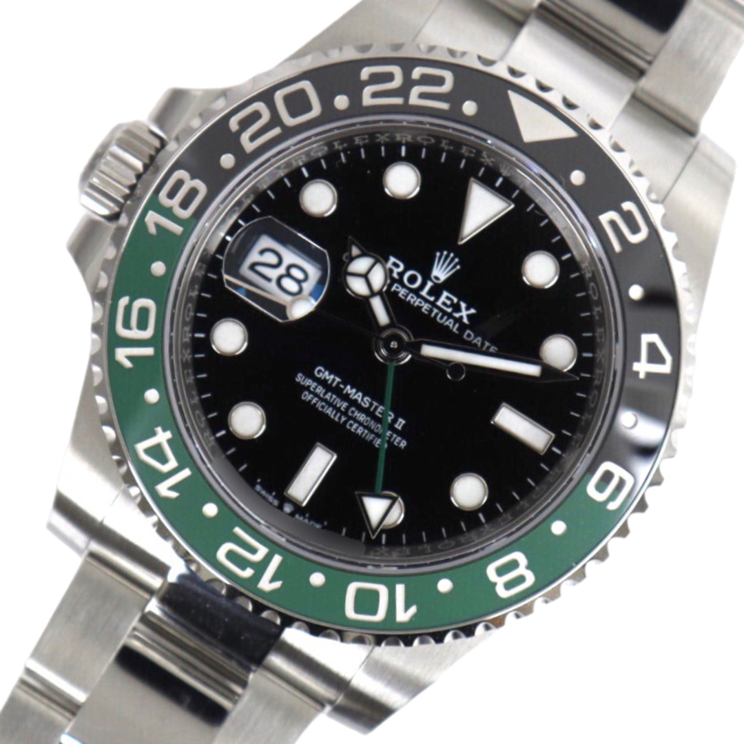 　ロレックス ROLEX GMTマスター2 レフティー 126720VTNR ブラック SS メンズ 腕時計