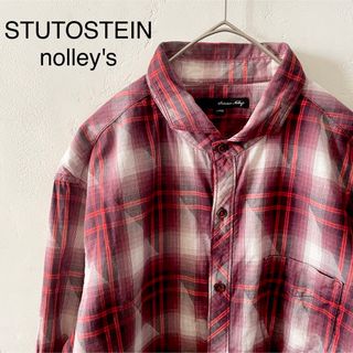 ノーリーズ(NOLLEY'S)のシュテットシュタイン ノーリーズ◆チェックシャツ　オンブレー　レッド　(シャツ)