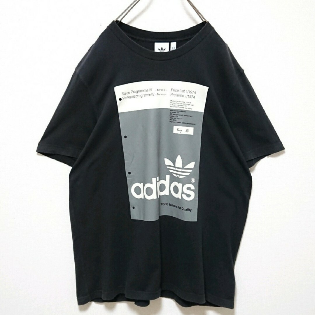 adidas(アディダス)のアディダス フロント プリント トレフォイル ロゴ ビックサイズ 半袖 Tシャツ メンズのトップス(Tシャツ/カットソー(半袖/袖なし))の商品写真