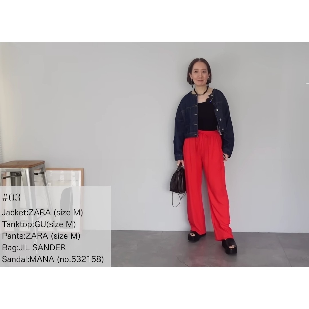 ZARA - ZARA パッチポケット デニムジャケット Sサイズ ブルーの ZARA - ZARA パッチポケット デニムジャケット Sサイズ ブルーの