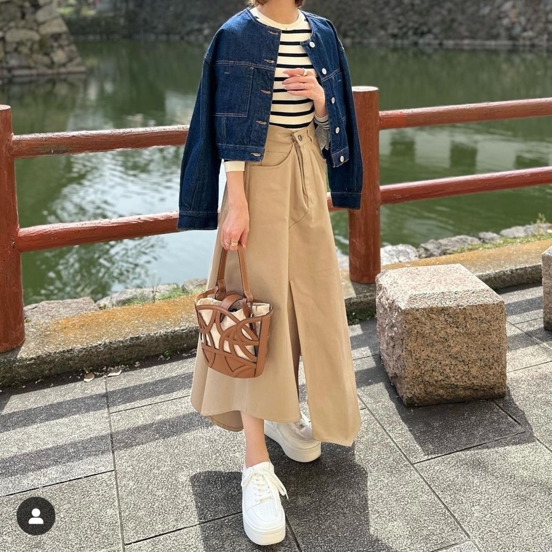 ZARA - ZARA パッチポケット デニムジャケット Sサイズ ブルーの ZARA - ZARA パッチポケット デニムジャケット Sサイズ ブルーの