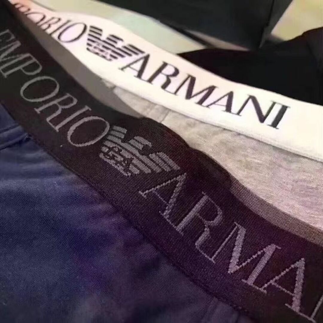 Emporio Armani(エンポリオアルマーニ)のラスト1セット　アルマーニ　ボクサーパンツセット　Lサイズ メンズのアンダーウェア(ボクサーパンツ)の商品写真