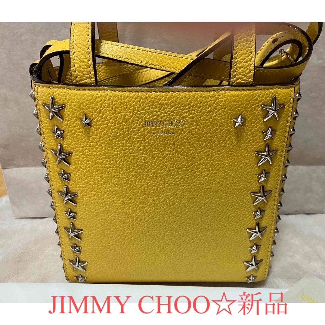 新品未使用JIMMY CHOO 2way トートミニバッグ ショルダーレディース