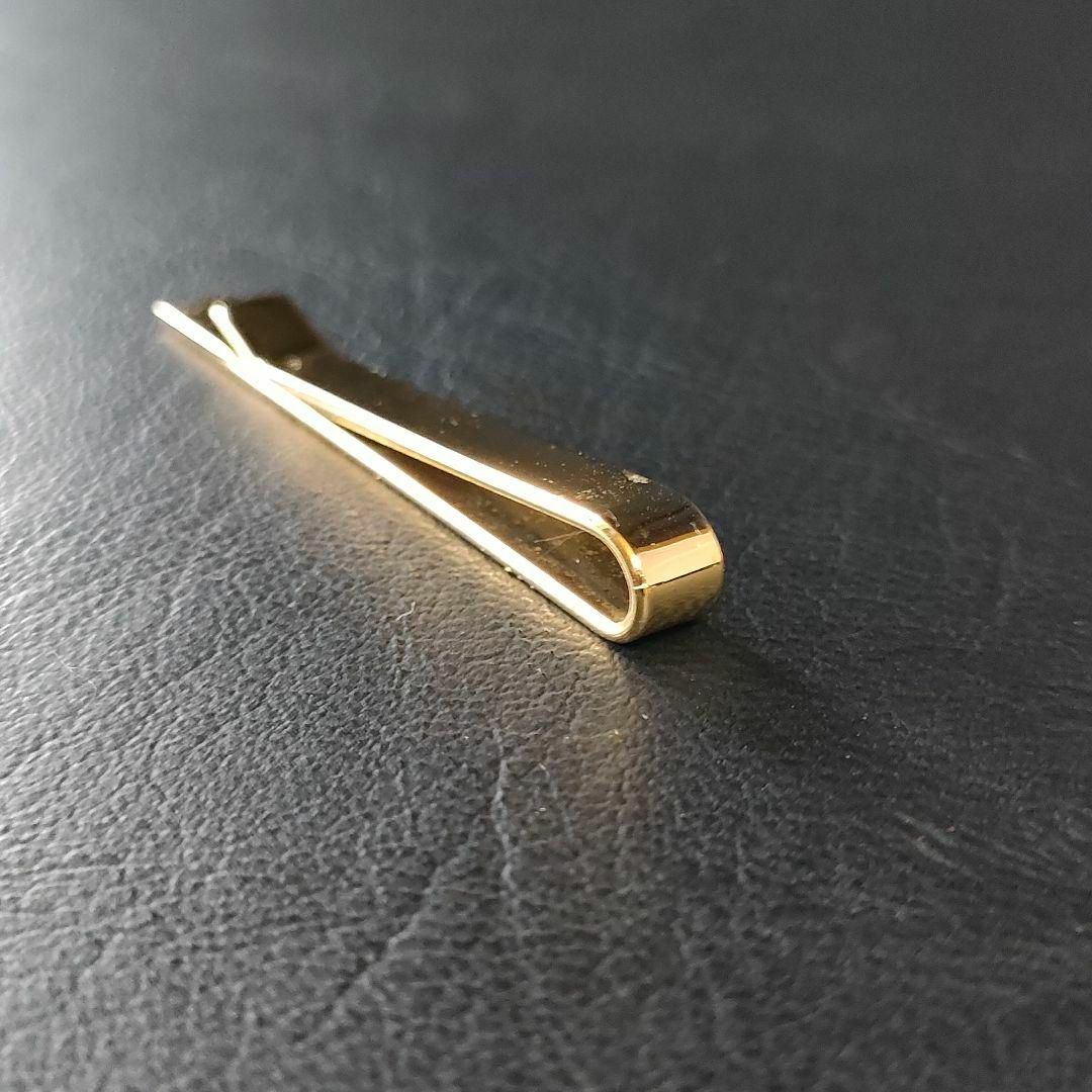 【美品】Dior ディオール ネクタイピン Diorロゴ 総柄 ゴールド