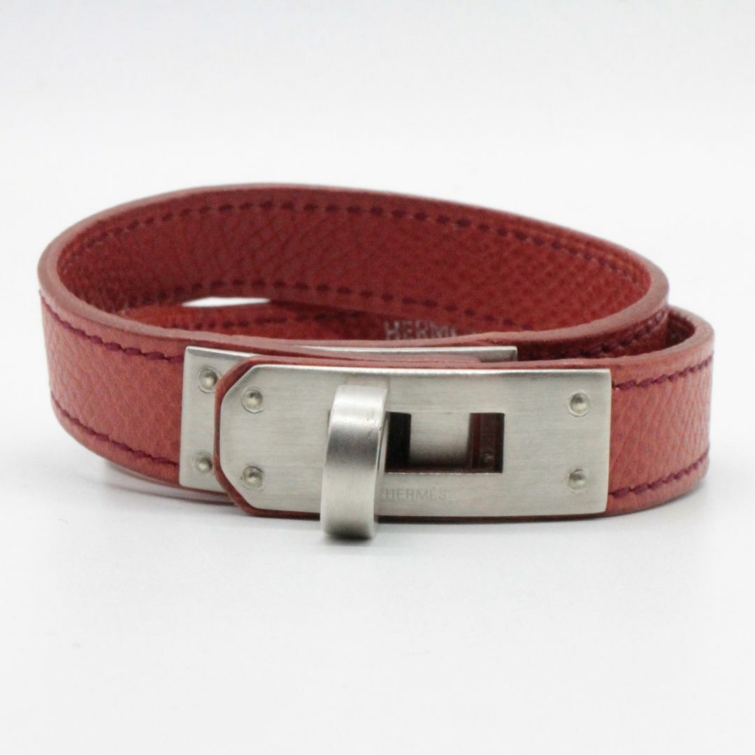 エルメス ケリードゥブルトゥールレザーブレスレット【美品】