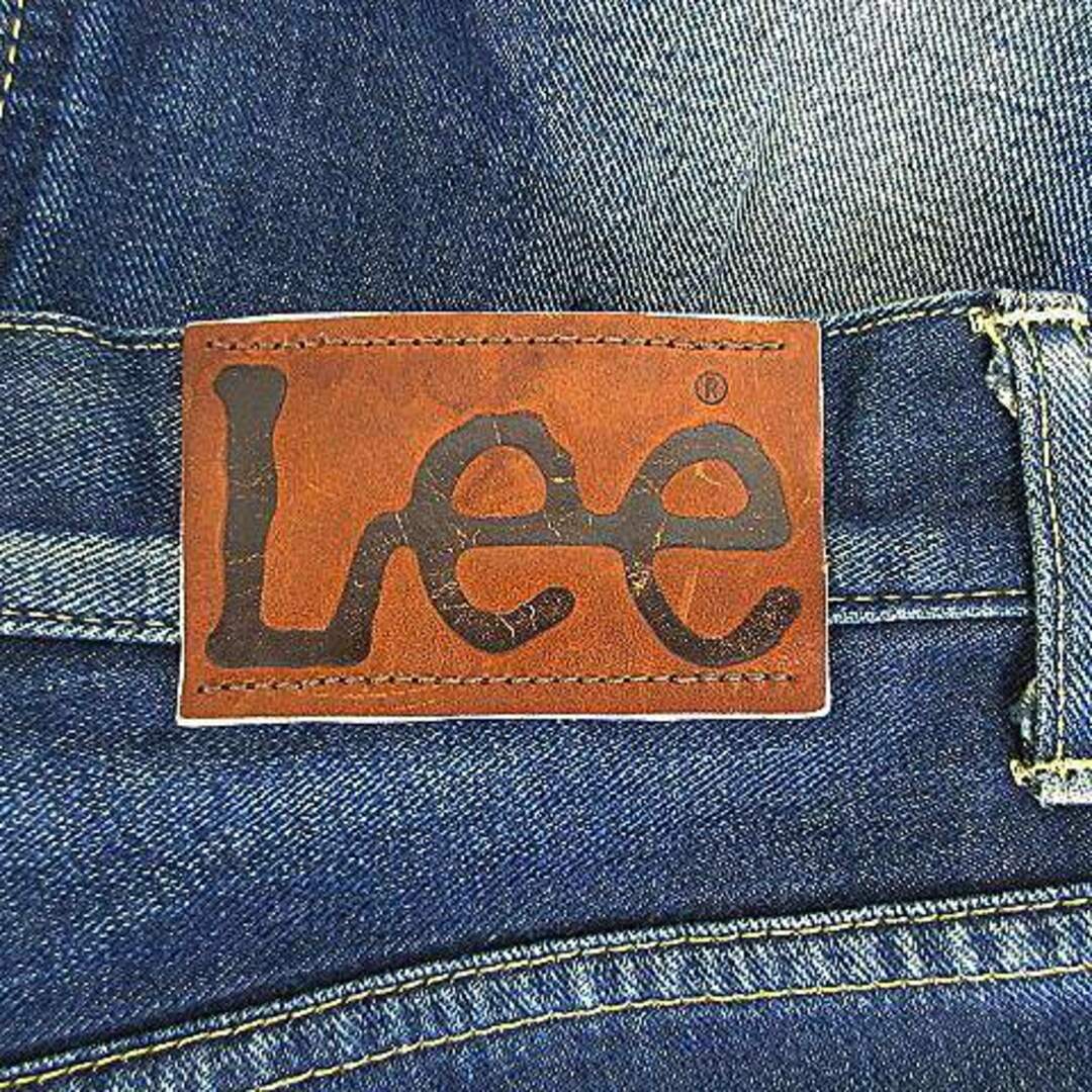 Lee(リー)のリー LEE デニムパンツ ジーンズ ジーパン テーパード 無地 XS 青 レディースのパンツ(デニム/ジーンズ)の商品写真