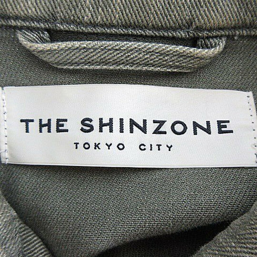 Shinzone(シンゾーン)のシンゾーン ジャケット ミリタリー 長袖 ステンカラー 無地 36 カーキ メンズのジャケット/アウター(その他)の商品写真