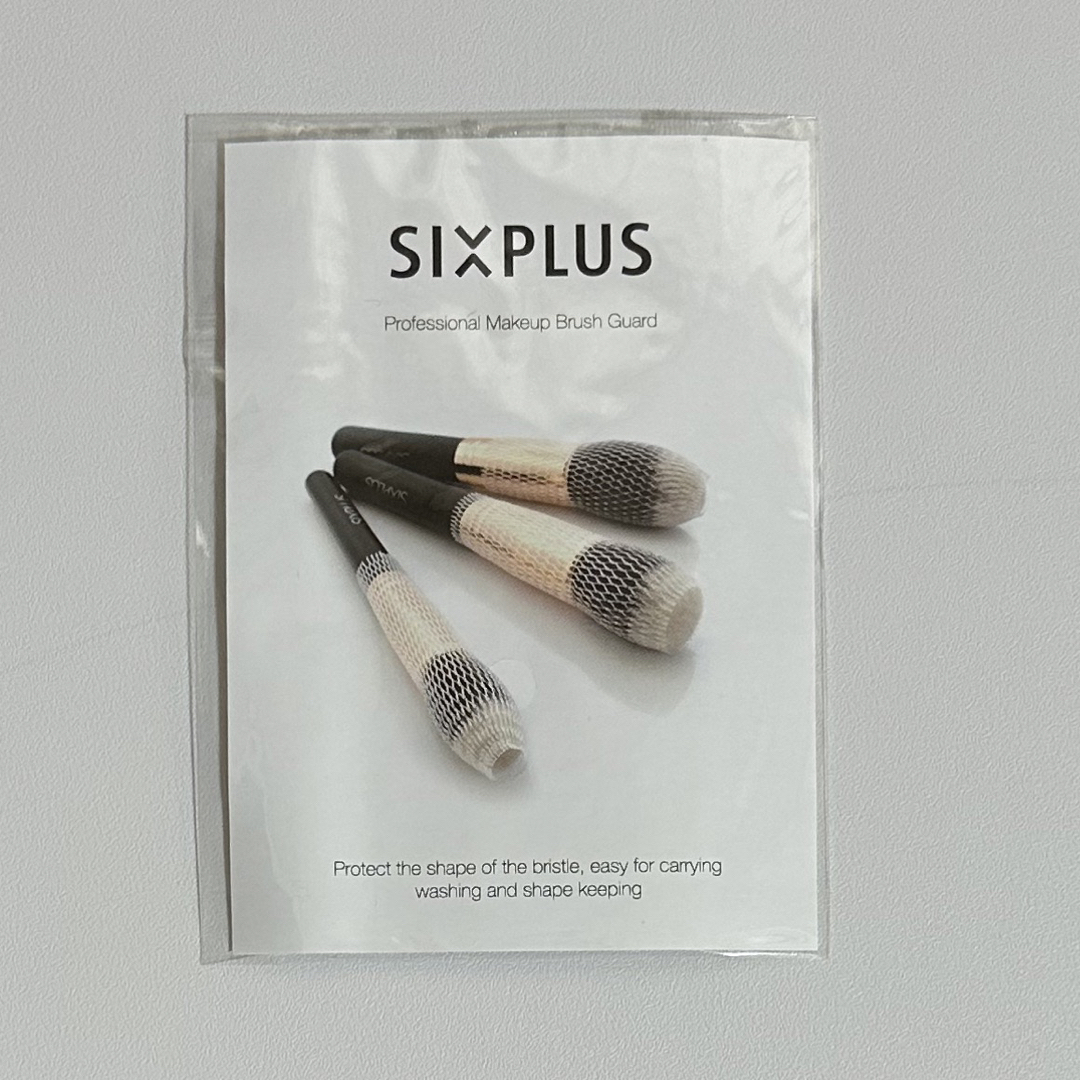 SIXPLUS(シックスプラス)のSIXPLUS シックスプラス  メイクブラシポーチ メイクブラシ2本セット コスメ/美容のメイク道具/ケアグッズ(ブラシ・チップ)の商品写真