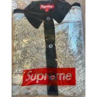 Supreme Silk Map Cardigan Black Mサイズ