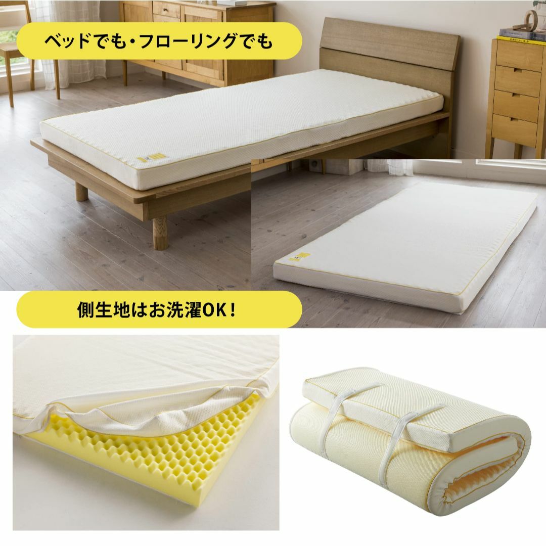 西川(Nishikawa) 睡眠ラボ ドッツ マットレス セミダブル 腰を支える