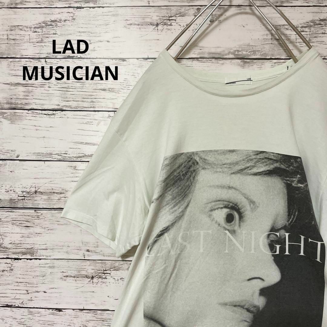 LAD MUSICIAN(ラッドミュージシャン)のLAD MUSICIAN LAST NIGHHTt フォトT 両面プリント メンズのトップス(Tシャツ/カットソー(半袖/袖なし))の商品写真