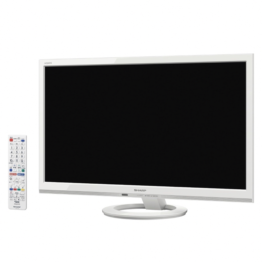 SHARP 液晶カラーテレビ AQUOS LC24K40 24型 ホワイト-eastgate.mk