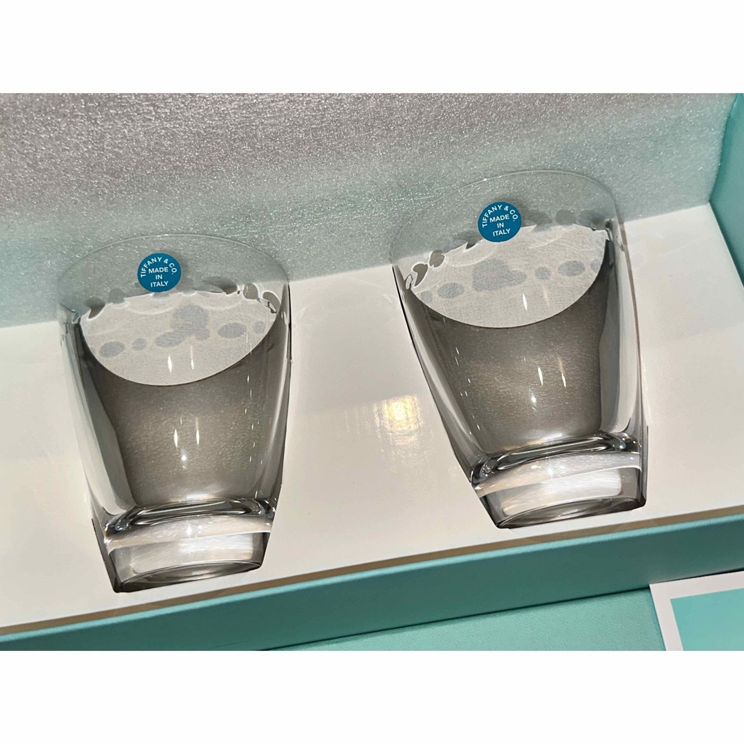 新品未使用TIFFANY&Co. ティファニー グラス ペア 化粧箱 冊子 付属