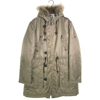 バーバリー(BURBERRY)の未使用 バーバリーブラックレーベル BURBERRY BLACK LABEL N-3B 中綿 ミリタリーコート メンズ カーキ系 sizeM Y01809(その他)