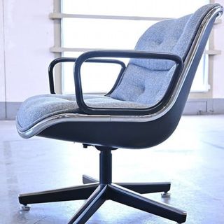 Knoll 30万「ポロックチェア」e チャールズ・ポロック デスク ロッキング機能 回転 事務所 書斎 オフィス 椅子 ノール  ジョージネルソン【中古家具/中古インテリア/USED家具ユーズド家具/リサイクル】