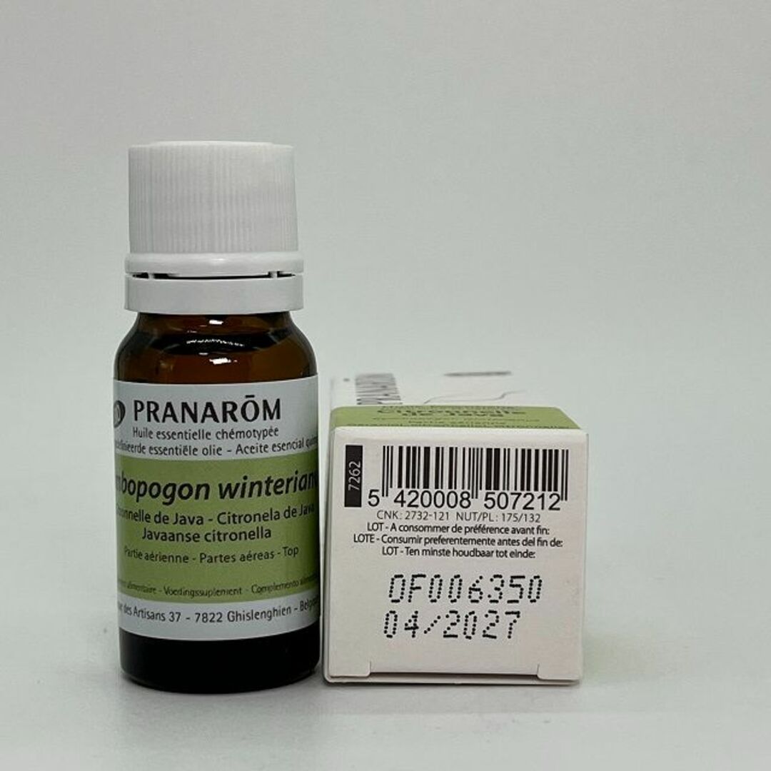 PRANAROM(プラナロム)のプラナロム シトロネラジャワ BIO 10ml 精油 PRANAROM コスメ/美容のリラクゼーション(エッセンシャルオイル（精油）)の商品写真