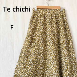 テチチ(Techichi)のTe chichi テチチ　小花柄　ロングスカート　フリーサイズ(ロングスカート)