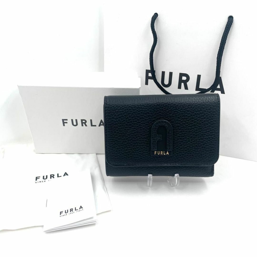 FURLA フルラ　折り財布　ブラック　新品未使用☆