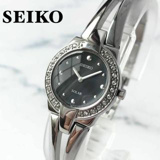 新品】スワロフスキーダイヤ☆セイコー ソーラー SEIKO レディース