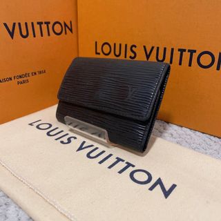 ルイヴィトン(LOUIS VUITTON)のルイヴィトン ミュルティクレ6 6連キーケース エピ ノワール(キーケース)