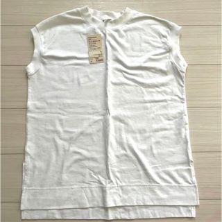 ムジルシリョウヒン(MUJI (無印良品))の無印良品　Tシャツ ノースリーブ フレンチスリーブ(Tシャツ(半袖/袖なし))