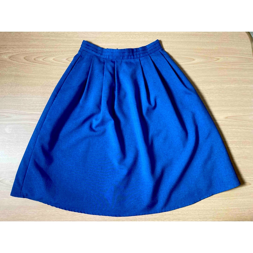 Techichi(テチチ)のテチチ　スカート　青　Mサイズ　ポケットあり レディースのスカート(ひざ丈スカート)の商品写真
