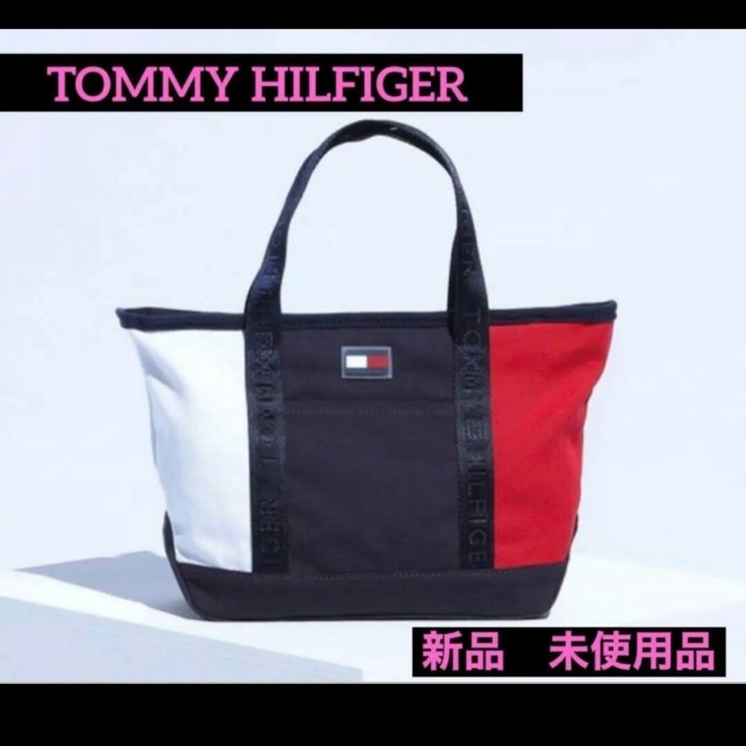 TOMMY HILFIGER(トミーヒルフィガー)の【新品】トミーヒルフィガースモールキャンバストートバッグ　可愛い　おしゃれ レディースのバッグ(トートバッグ)の商品写真