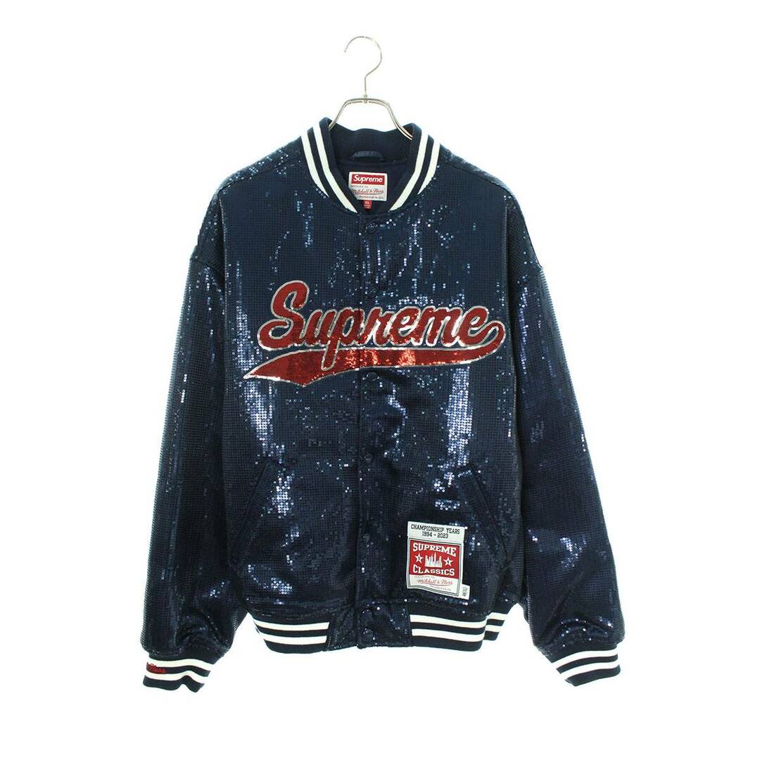 Supreme - シュプリーム Mitchell & Ness Sequin Varsity Jacket