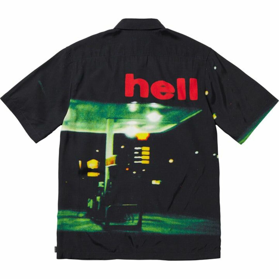 M　SUPREME 23AW Hell S/S Shirt レーヨン　半袖シャツ