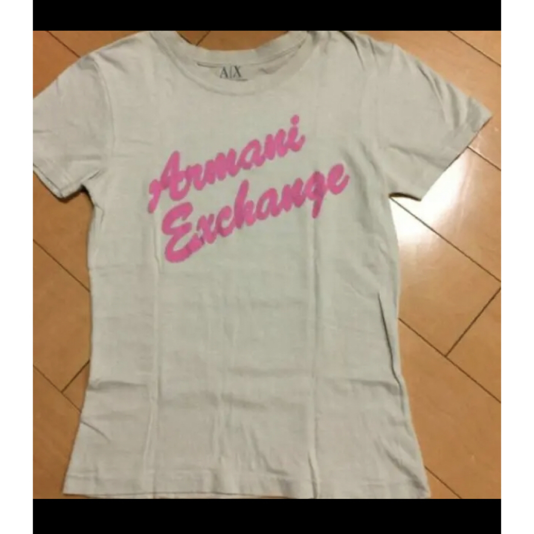 ARMANI EXCHANGE(アルマーニエクスチェンジ)のアルマーニアイボリーコットンT レディースのトップス(Tシャツ(半袖/袖なし))の商品写真