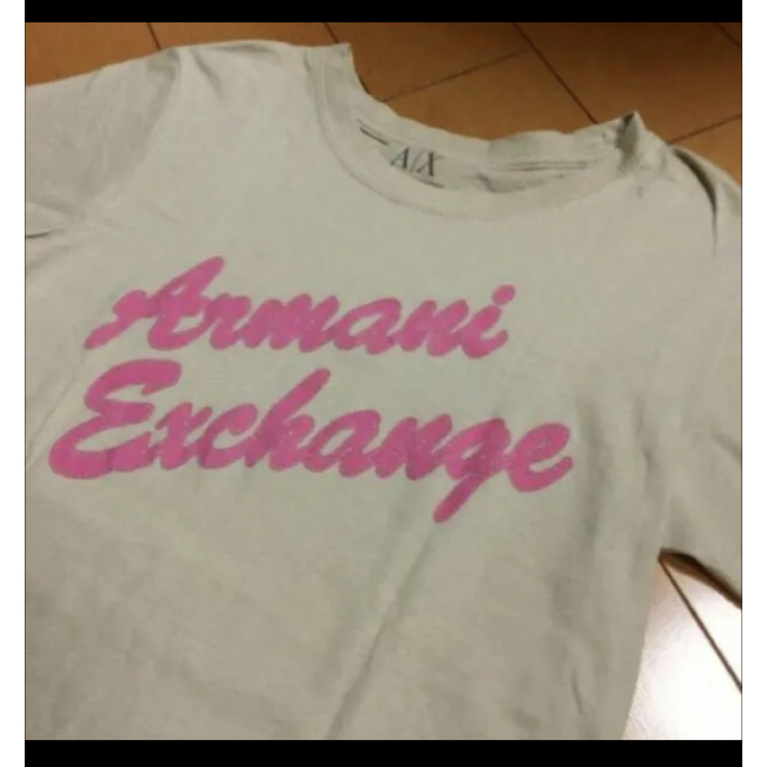 ARMANI EXCHANGE(アルマーニエクスチェンジ)のアルマーニアイボリーコットンT レディースのトップス(Tシャツ(半袖/袖なし))の商品写真