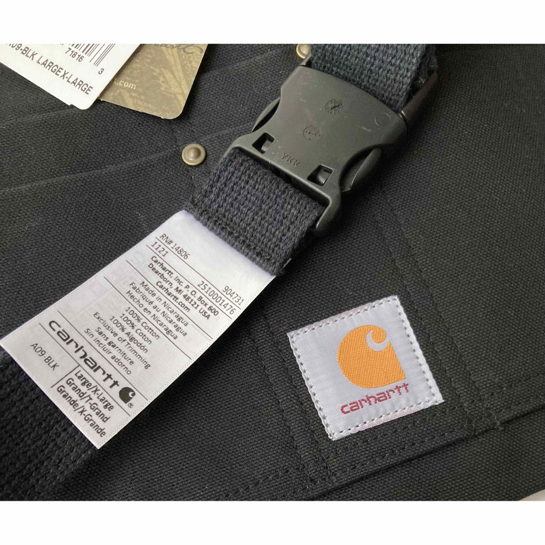 carhartt(カーハート)のcarhartt Firm Duck Waist Apron ブラック エプロン メンズのファッション小物(その他)の商品写真