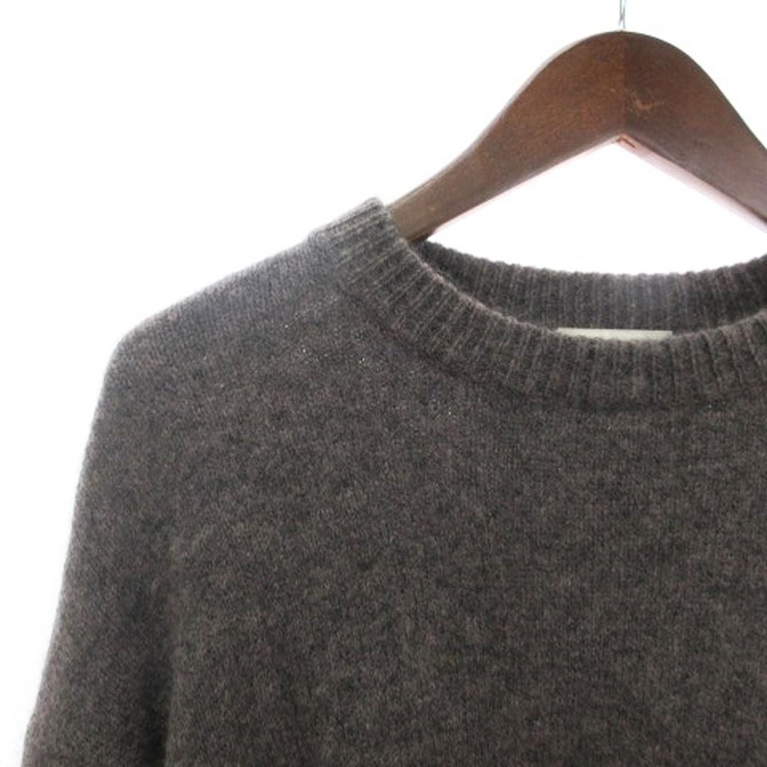 リドム 21AW WOOL CASHMERE KNIT ニット セーター 茶 M 2