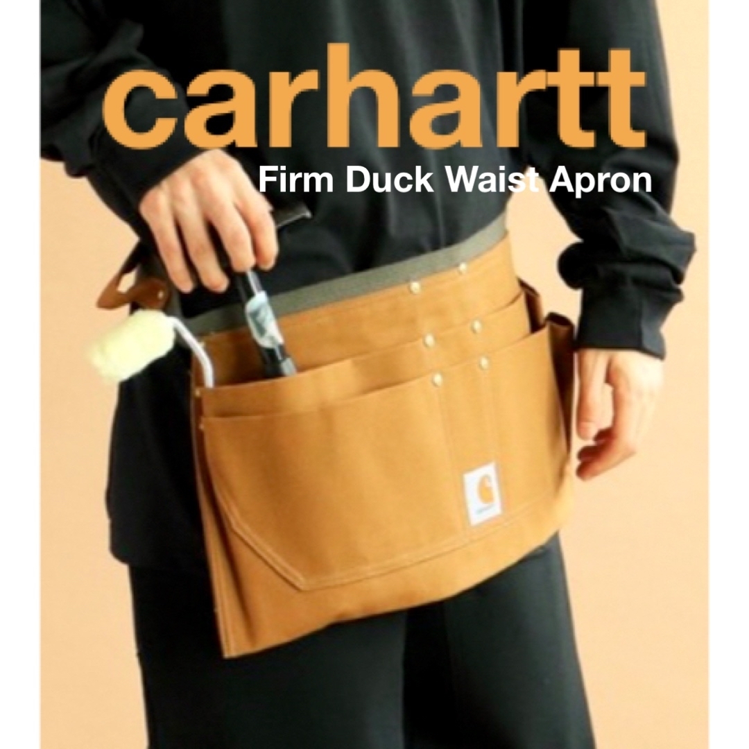 carhartt(カーハート)のcarhartt Firm Duck Waist Apron ブラウン エプロン メンズのファッション小物(その他)の商品写真