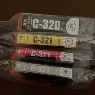c-321とc-320ノーブランドcanonプリンタ用インク(その他)