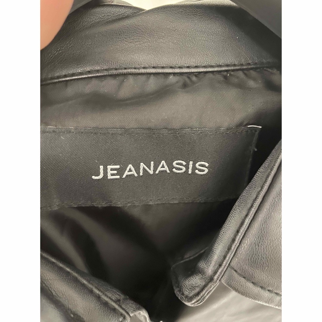 JEANASIS(ジーナシス)のJEANASIS レザージャケット レディースのジャケット/アウター(ライダースジャケット)の商品写真
