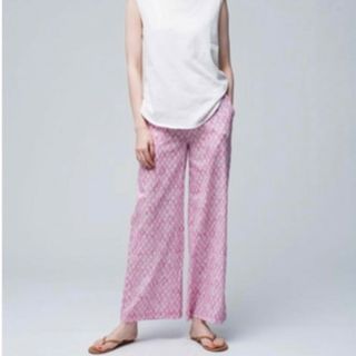 ロンハーマン(Ron Herman)のRon Herman Block Print Pants ピンク XS(カジュアルパンツ)