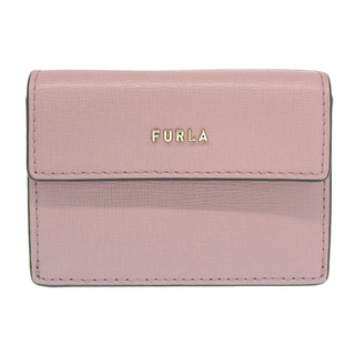 フルラ(Furla)の未使用 フルラ FURLA BABYLON S バビロン コンパクトウォレット サフィアーノ 三つ折り財布 レディース ピンク Y02137(財布)