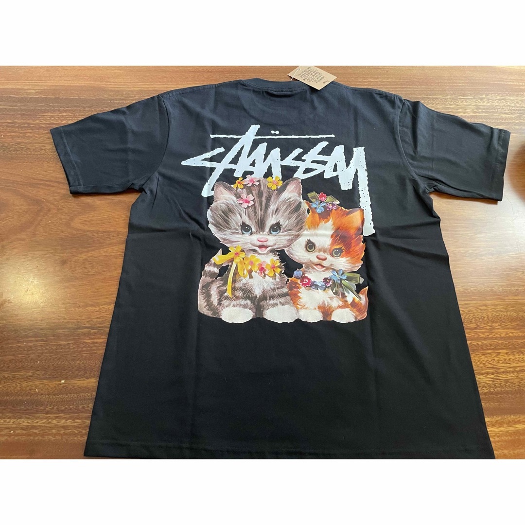 新品 STUSSY KITTENS TEE 新作 Tシャツ 半袖 黒 M