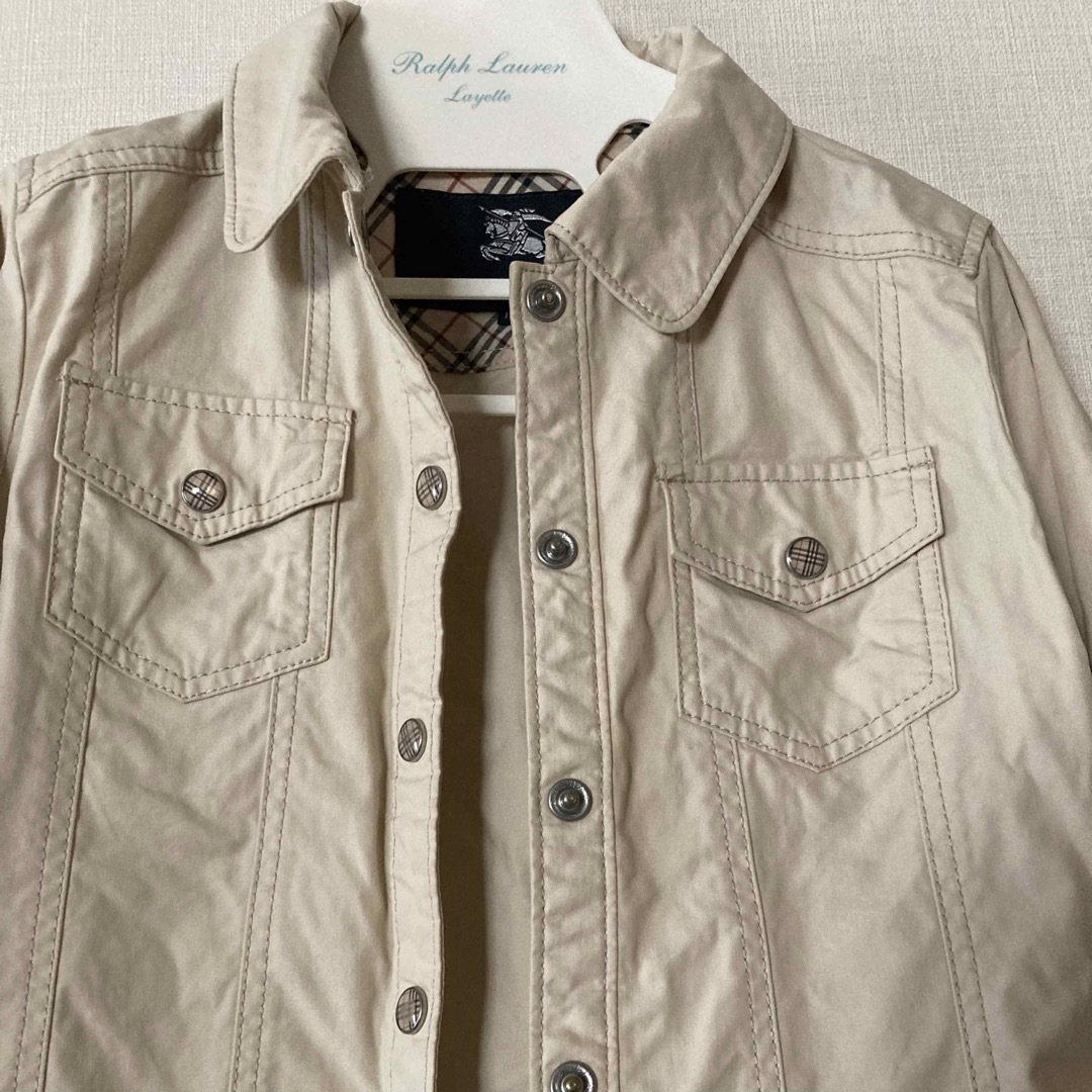 BURBERRY(バーバリー)のBurberry London バーバリー　ジャケット　ベージュ キッズ/ベビー/マタニティのキッズ服男の子用(90cm~)(ジャケット/上着)の商品写真