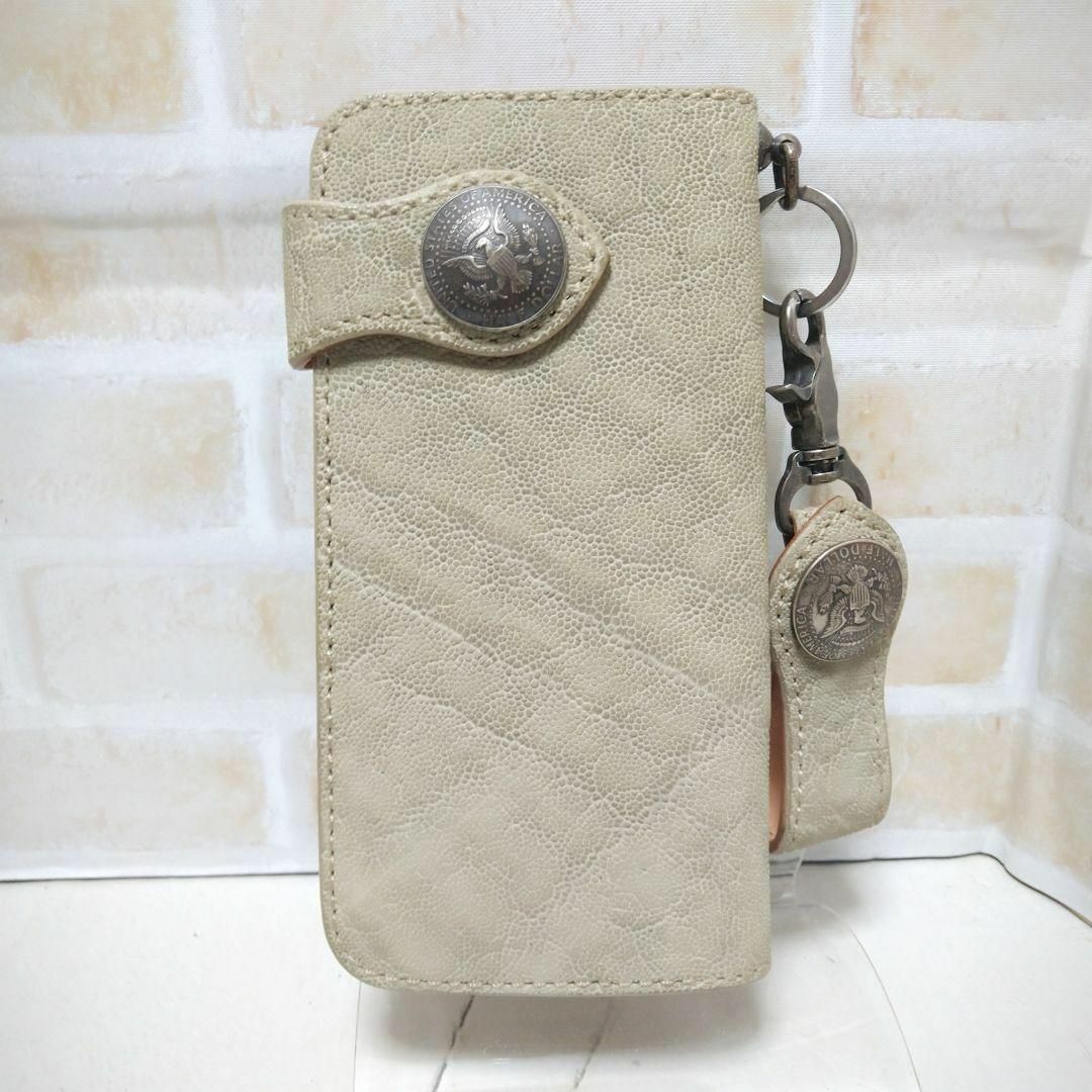 ☆Funny【ファニー】エレファント 象革 バイカーウォレット 新同品 レア-