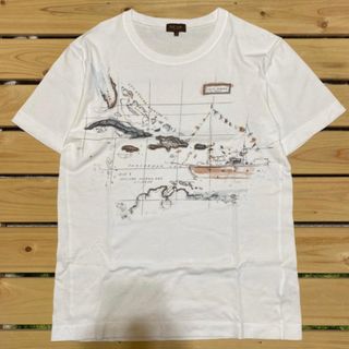 ポールスミス(Paul Smith)の即日発送　ポールスミス　白　地図柄　Tシャツ　アドベンチャーマップ(Tシャツ/カットソー(半袖/袖なし))