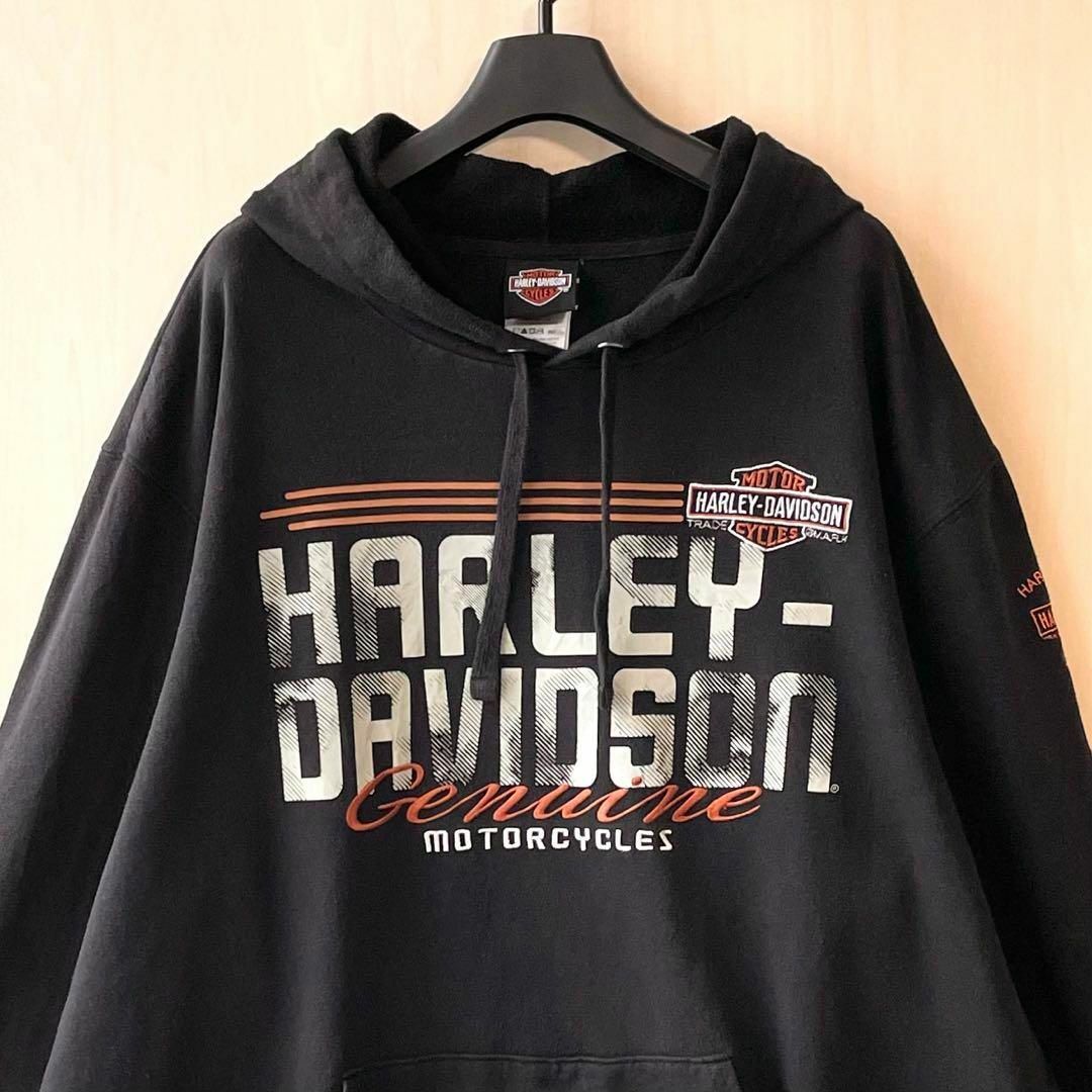 Harley Davidson - ハーレーダビッドソン スウェットパーカー やや薄手