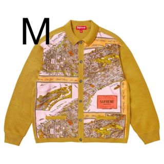 Supreme Silk Map Cardigan 23aw msize(カーディガン)