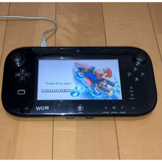 ウィーユー(Wii U)のWiiU GamePad 黒 タッチペン付き E(家庭用ゲーム機本体)